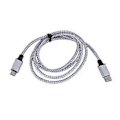 Miniatyrbilde 1 av 5: Nylon USB C til 5-pinners USB-ladekabel for effektiv lading og dataoverføring på tvers av flere enheter, valgfri lengde 1.5m