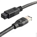 Miniatyrbillede 5 af 5: Firewire 800 til 400 IEEE 1394 Kabel 6 Pin til 9 Pin Adapterkabel til Printere, Scannere og Harddiskforbindelse 1.8m