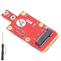 Miniatyrbild 1 av 5: M.2 till Mini PCIE Adapter Konvertermodul med SIM-kortplats PC Laptop Tillbehör ( )