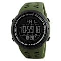 Miniatyrbild 1 av 5: Elektronisk Digital Klocka Multifunktionell Modeklocka Casual Armbandsur För Män Pojkar Ny (Armygrön)