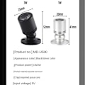 Miniatyrbild 6 av 6: Små LED-spotlight för smyckesvisningar, USB-drivna, för under skåp