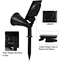 Miniatyrbild 3 av 5: Solar LED Floodlight, 2 i 1 4 LED Solar Light, IP65 Vattentät O