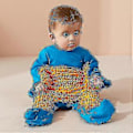 Miniatyrbild 1 av 4: Baby Boys Girls Rengöringsmopp Romper Baby Mopp Kläder Långärmad Krypande Kläder Jumpsuit Bomull Spädbarn Mopp Kostym (80cm Bule Orange)