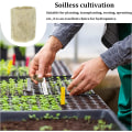 Miniatyrbild 3 av 5: 50 stycken Hydroponic Rockwool Cube Block Plugs Rockwools Växande