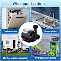 Miniatyrbilde 2 av 5: 800L/T 5M Senkbar Vannpumpe DC 12V Amfibisk Pumpe for Dam