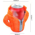 Miniatyrbild 2 av 5: Flaskkylare (orange) Burnkylare isolerad jacka för 355 ml burkar