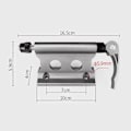 Miniatyrbillede 7 af 7: Mountainbike stativ, forgaffel quick release fastgjort clip bagagebærer, bil placeringsstativ, sort, 2 stk Black 2Pcs