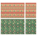 Miniatyrbild 1 av 4: 10-pack julpappersset, presentpapper för presentaskar
