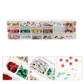 Miniatyrbild 2 av 2: 3 Ask med Nagelpaljetter Nagelkonst Flakes Julnaglar Dekoration Nagelprydnader Stjärna Nagelglitter Paljetter Snöflinga Nagelkonfetti