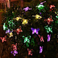Miniatyrbild 2 av 5: Solar String Lights, 5 meter Solar LED String Lights 20 Butterfl