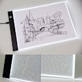 Miniatyrbilde 5 av 6: LED tegnebrett for skissering og kopiering, lite A4 lysbrett med tre dimmenivåer og USB, DIY diamant tegnebrett for anime SMALL A4