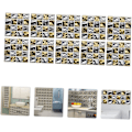 Miniatyrbild 3 av 5: 10 Stycken Simulerade Kakeldekaler Kakel Backsplash Kakeltrim Möbler