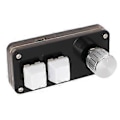 Miniatyrbild 5 av 5: Makroprogrammerings tangentbord professionell 2 tangenter 1 ratt blå brytare hot swappable design USB spel tangentbord för PC-dator ( )