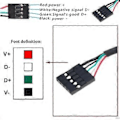 Miniatyrbild 4 av 5: Högkvalitativ USB2.0 Hona till Moderkort 9Pin Header Kabel USB IDC Header Kabel för Pålitlig Moderkortsanslutning