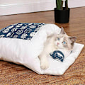 Miniatyrbild 3 av 5: Husdjur Löstagbar Tvättbar kattsovsäck Cat Quilt Kennel Cat Lit