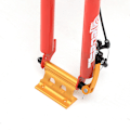 Miniatyrbilde 2 av 7: Sykkelstativ for terrengsykkel, hurtigkobling for gaffel, fast klips bagasjebrett, bilplasseringsstativ, gul, 2 stk Yellow 2Pcs