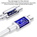 Miniatyrbilde 5 av 5: USB C til USB C Kabel Hann til Hann Kabel Støtter 100W Lading Synkroniseringsdataoverføringskabel 10Gbps for Elektroniske Enheter 2m
