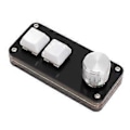 Miniatyrbild 4 av 5: Makroprogrammerings tangentbord professionell 2 tangenter 1 ratt blå brytare hot swappable design USB spel tangentbord för PC-dator ( )