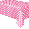 Miniatyrbild 2 av 4: 1 ST (Gul) Rektangulär 137 x 183 cm Polka Dot PVC Vaxduk Bord