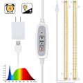 Miniatyrbild 1 av 5: LED-växtljusremsor Full Spectrum för inomhusväxter Auto ON & OFF Timer