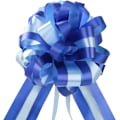 Miniatyrbild 1 av 5: 10 stycken Ribbon Pull Bows, (Blå) Stora Ribbon Bows för presenter Bas