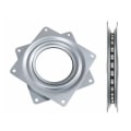 Miniatyrbild 3 av 5: 2 tums Lazy Square Vridplattform 360 graders vridplatta med S