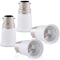 Miniatyrbild 1 av 5: 4x Socket Adapter - B22 till E27 - Bajonett Lamphållare Adapter
