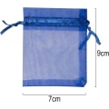 Miniatyrbild 2 av 5: Organzapåse, organza presentpåse, smyckespåse, bröllopspåse, la