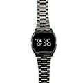 Miniatyrbild 1 av 5: Elektronisk Digital Klocka Multifunktionell Modeklocka Casual Armbandsur För Kvinnor Män Ny (Svart)