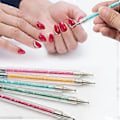 Miniatyrbillede 3 af 5: Kunstnerisk Negledekorsæt, Multifunktionelle Negledesignværktøjer til Farveblanding, Kompakt Letvægtssæt og Let at Bruge