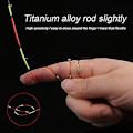 Miniatyrbild 1 av 5: Thousand Fishing Raft Rod LED Luminous Rod Delvis Titanium Legering Halv Titanium Fiske Stöd Ny (Diameter 0,5 Vanlig All Titanium)