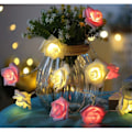 Miniatyrbild 2 av 5: Batteridrivna LED Rose String Lights för bröllop, alla hjärtans dag