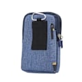 Miniatyrbild 2 av 5: Blå bältesklämma påse case Universal, 6,3 tums denim Casual väska Hej