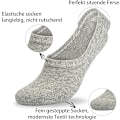 Miniatyrbild 3 av 4: Lågskurna strumpor damer för män 10 par Invisible Non-Slip Cotton Sp