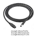 Pikkukuva 3 / 5: Firewire 800 - 400 IEEE 1394 -kaapeli, 6-nastainen - 9-nastainen adapterikaapeli tulostimille, skannereille ja kiintolevyliitännöille 3m