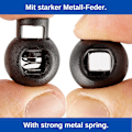 Miniatyrbild 5 av 5: 12 st sladdstoppare, 1 hål, 22 x 17 mm, hål 6 x 4,8 mm, idealisk för
