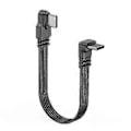 Pikkukuva 1 / 5: 5-100cm Type C - Type C Muunninadapterikaapeli Virran Latausjohto Tukee 45W Pikalatausta & 480Mbps Tiedonsiirtoa 1m LR male to UD male
