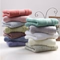 Miniatyrbilde 5 av 5: Håndkle i ren bomull | Grønn & Hvit | Sett med 4 Ultra Soft Combination 4