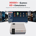 Miniatyrbilde 2 av 5: Super Console X Nes Retro Spillstøtte Flere emulatorer som Psp/ps1/n64/dc med to kablede kontrollere Send 90 000+ spill NES--706-2