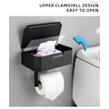 Pikkukuva 5 / 5: WC-paperiteline hyllyllä - Annostelija kosteuspyyhkeille ja säilytykseen