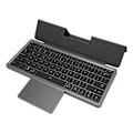 Miniatyrbilde 3 av 7: Nettbrett Tastatur Etuier med Styreflate Avtakbar Samtidig Operasjonsmodus Multifunksjonelt Nettbrett Etui for Win XP for Win 7 10 11 Jern Grå