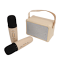 Miniatyrbild 4 av 6: Bluetooth Högtalare HIFI Ljudkvalitet Snabbare Överföring Anti-Interferens LED-Belysning Bluetooth Högtalare för Hemmabruk Beige Dubbla Mikrofoner
