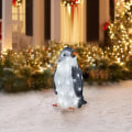 Miniatyrbilde 6 av 8: Hagebelysning Penguin Akryl penguin small