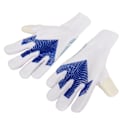 Miniatyrbillede 7 af 7: Et par fodboldmålmandshandsker med stærkt håndfladegreb, fingerbeskyttelse, skridsikker latex og nylon, åndbar fodboldmålmandshandske 10