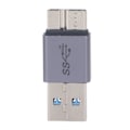 Miniatyrbild 1 av 7: Micro B till A Hane Adapter 10GB Maximal Överföringshastighet Micro B Adapter för Dataöverföring Laddning Universell Kompatibilitet