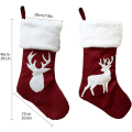 Miniatyrbilde 2 av 5: Jule-strømpe 2 stk 18\" Store jule-strømper Bulk Reindeer