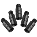 Miniatyrbillede 1 af 5: 2g Kobber Dartvægt Tråd Dartvægt Tilføj Accentuator 2BA Dart-stang Connector Black 10pcs