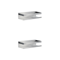 Miniatyrbilde 1 av 5: 1/2 flaskeholder for krydderboks i rustfritt stål for kjøkken M 2Set