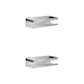 Miniatyrbillede 1 af 5: 1/2 flaskeholder til krydderikrukke i rustfrit stål til køkken M 2Set