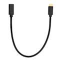 Miniatyrbillede 1 af 7: TypeC til TypeC Kabel 10Gbps USB 3.1 Hurtig Opladning ABS TypeC Hun til TypeC Han til MacBook Pro til Huawei (0.3m 1.0ft)